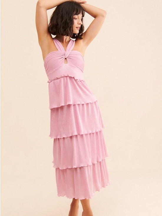 SAYLOR Dresses & Skirts - Esperanza Tiered Midi Dress